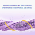 hexagon hole wave design TPE purple neck pillow